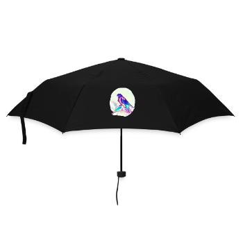 Budgie Bird Propriétaire Bird Cockatiel - Parapluie standard - noir - Devant