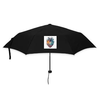 Creative heart for valetnine day - Umbrella (small) - black - Front
