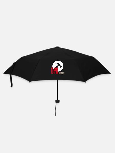 Opa Der Profi Design - Regenschirm (klein) - Schwarz