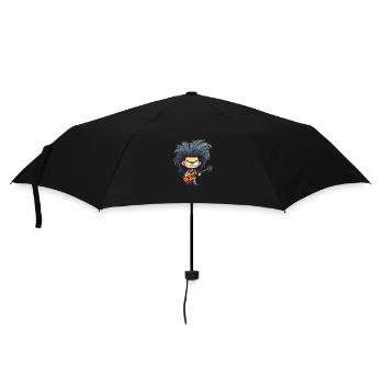 Crazy Guitar - Regenschirm (klein) - Schwarz - Vorne