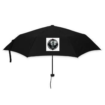 gemeaux 2 femmes en miroir - Parapluie standard - noir - Devant