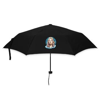 Jesus Christ #08 - Regenschirm (klein) - Schwarz - Vorne