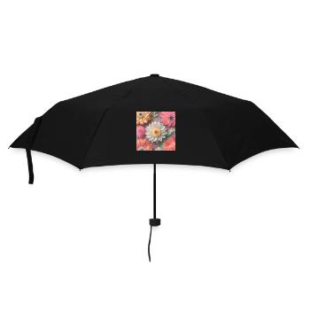 Amazing Flowers - Umbrella (small) - black - Front