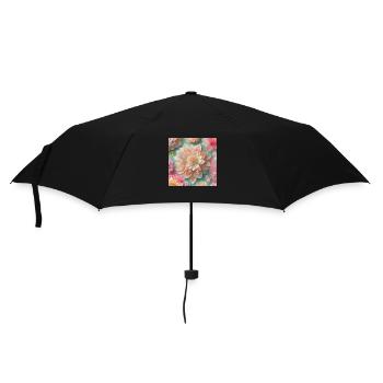 Amazing Flowers - Umbrella (small) - black - Front