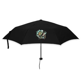 The sea turtle - Umbrella (small) - black - Front