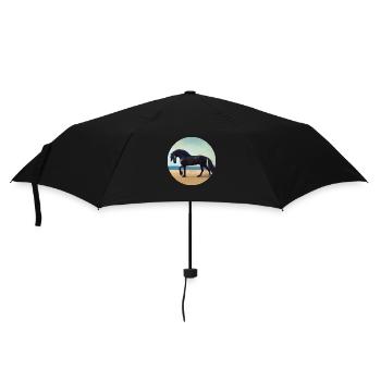 Etalon noir - Parapluie standard - noir - Devant