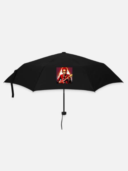 Robert Johnson guitariste - Parapluie standard - noir
