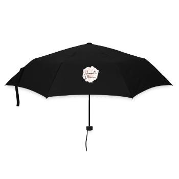 Demoiselle d'honneur floral - Parapluie standard - noir - Devant