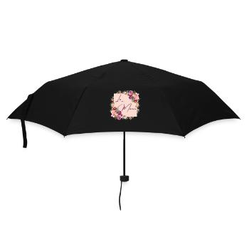 La mariée floral - Parapluie standard - noir - Devant