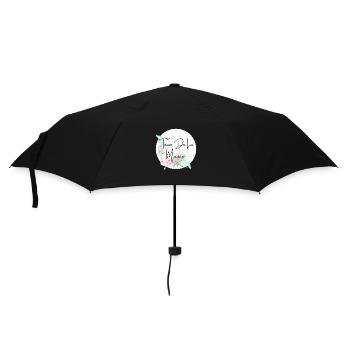Team de la mariée floral - Parapluie standard - noir - Devant