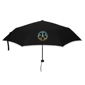 Bicycle and Woman - Umbrella (small) - black - Front