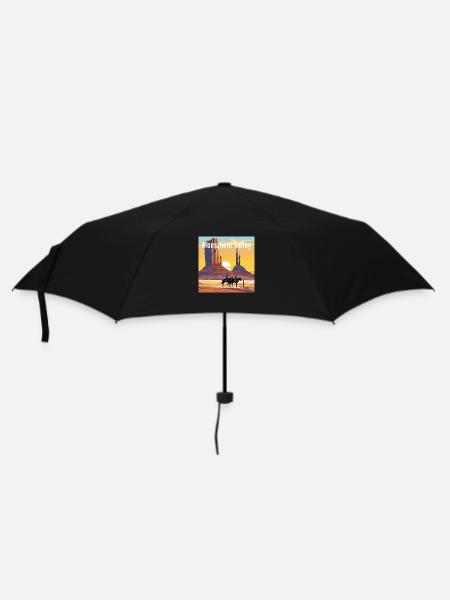 Monument Valley - Coucher de soleil - Parapluie standard - noir