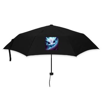 Bébé dragon câlin - Parapluie standard - noir - Devant