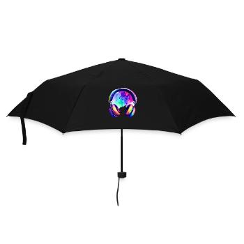 Singer Listen to music Singing Musicians Headphones Singing - Umbrella (small) - black - Front