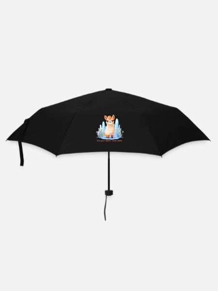 Kiss your mama, little Llama - Parapluie standard - noir