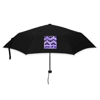 Comic Bats - Umbrella (small) - black - Front
