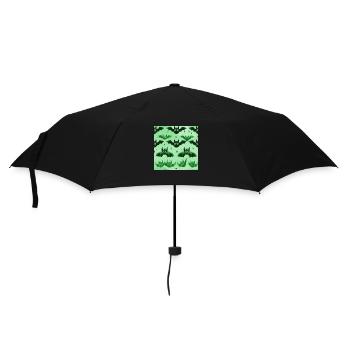 Comic Bat Brigade: Cute Bat Collection - Umbrella (small) - black - Front