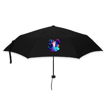 Licorne Fille Licornes Licorne Animal Mythique Licorne - Parapluie standard - noir - Devant