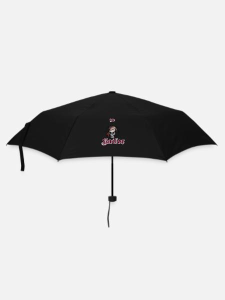 Sailor Skull - Regenschirm (klein) - Schwarz