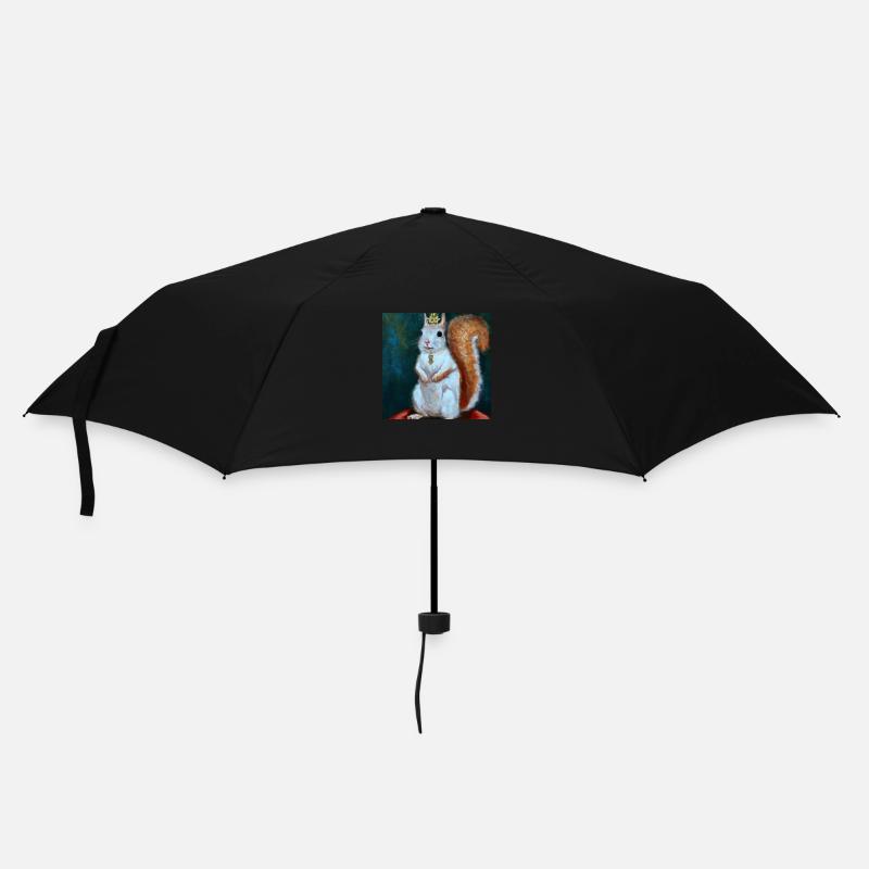 Die Eichhörnchen Königin - Regenschirm (klein) - Schwarz