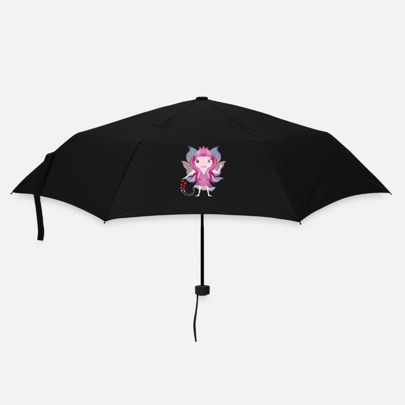 Meril - Regenschirm (klein) - Schwarz