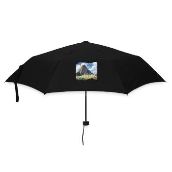 Wandern - Regenschirm (klein) - Schwarz - Vorne