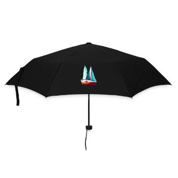 Voilier Voilier Voile Voile Voile Voile Marin - Parapluie standard - noir - Devant