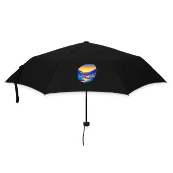 Mountains Hiking Mountain Hiking Hiking Mountain Hikers - Umbrella (small) - black - Front