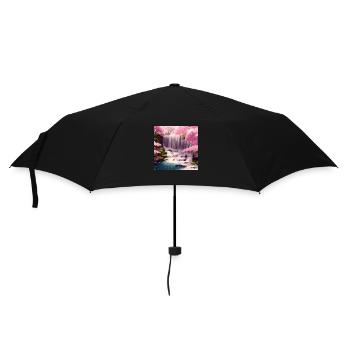 a super blick - Regenschirm (klein) - Schwarz - Vorne