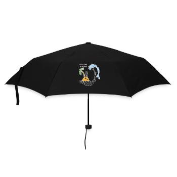 Water Time To Be Alive (White) - Umbrella (small) - black - Front