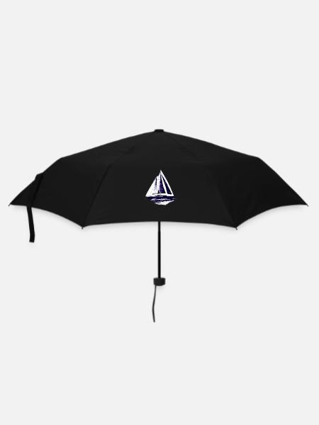 Voilier Voile Voile Voilier Voilier - Parapluie standard - noir