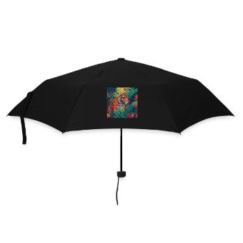 Tiger Jungle - Umbrella (small) - black - Front