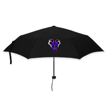 tribal mask | - Umbrella (small) - black - Front