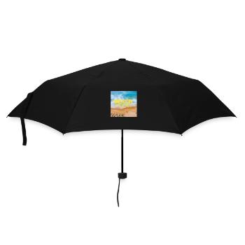Beach - Regenschirm (klein) - Schwarz - Vorne