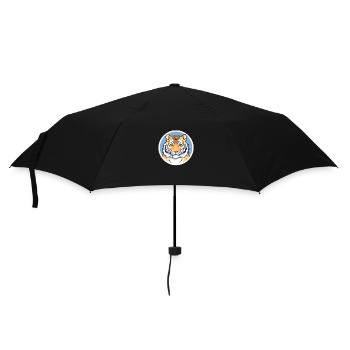 Tigre majestueux - Parapluie standard - noir - Devant
