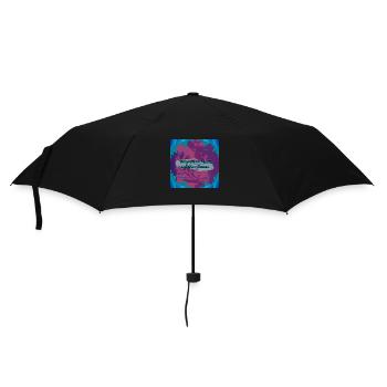 Ruhe Zitat - Regenschirm (klein) - Schwarz - Vorne