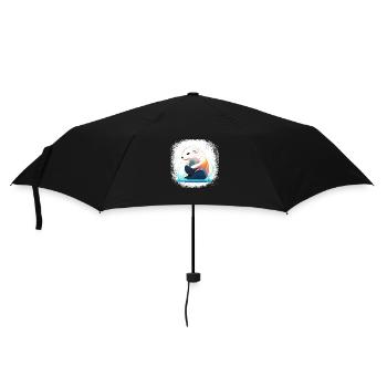 Mignon anniversaire drôle dictons femmes bière de ville - Parapluie standard - noir - Devant