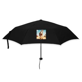 cool camel - Umbrella (small) - black - Front