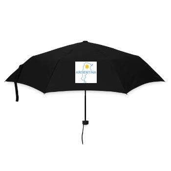 Map of Argentina - Umbrella (small) - black - Front