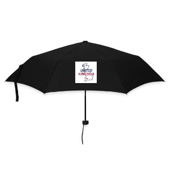 Map of United Kingdom - Umbrella (small) - black - Front