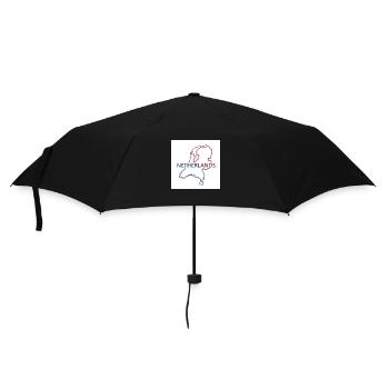 Carte des Pays-Bas - Parapluie standard - noir - Devant