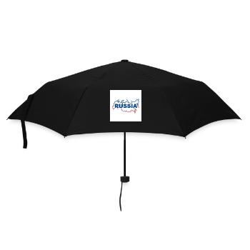 Carte de la Russie - Parapluie standard - noir - Devant