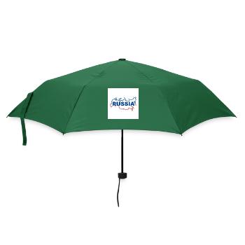 Carte de la Russie - Parapluie standard - vert bouteille - Devant