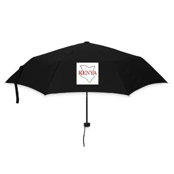 Map of Kenya - Umbrella (small) - black - Front