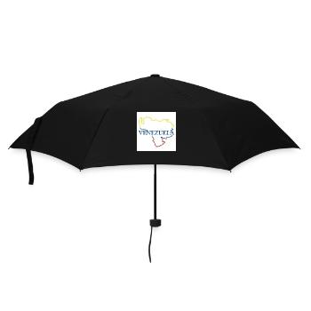 Map of Venezuela - Umbrella (small) - black - Front