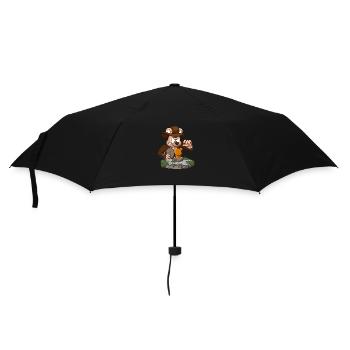 Teddy Bear Aventurier - Parapluie standard - noir - Devant