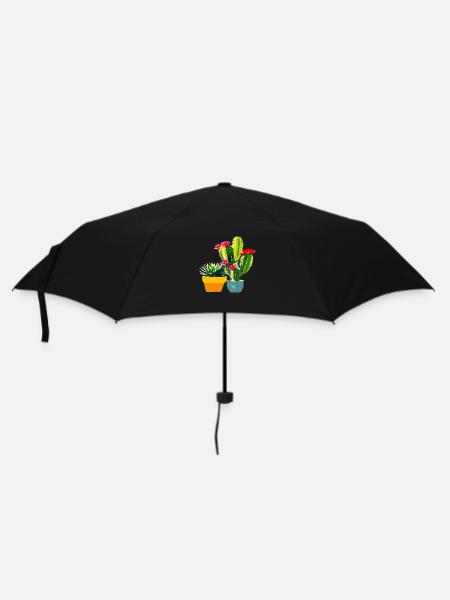 Kakteen - Regenschirm (klein) - Schwarz