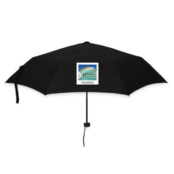 Valenz - Regenschirm (klein) - Schwarz - Vorne