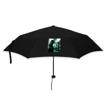 Venedig (Italien) - Regenschirm (klein) - Schwarz - Vorne
