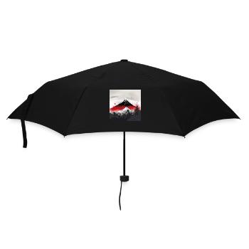 Magical Mount Fuji - Umbrella (small) - black - Front